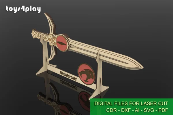 Incredible Thundercats Dagger of Omens Replica - Detailed laser cut files