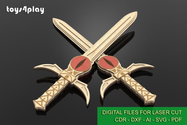 Incredible Thundercats Dagger of Omens Replica - Detailed laser cut files - Image 3