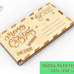 Cash envelope, Santa gift letter, Christmas gift envelope, 4 sizes