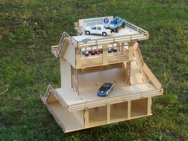 wooden toy, plywood art, car garage, car parking, diecast car garage, die cast metall car, metall cars garage, garage for big cars, car 1 18 scale, parking 118 cars, garage 118 cars, laser cut file, parking svg