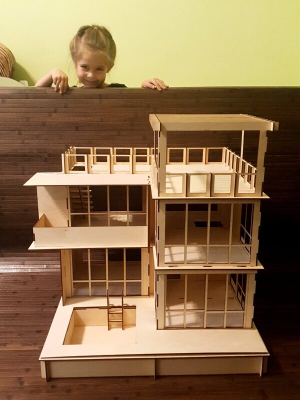 wooden dollhouse etsy